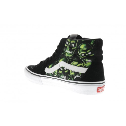 Кроссы Vans Sk8-Hi Supreme Skull Pile (Green) - мужская сетка размеров