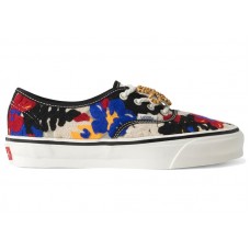 Vans Premium Authentic Needlework White Red Blue