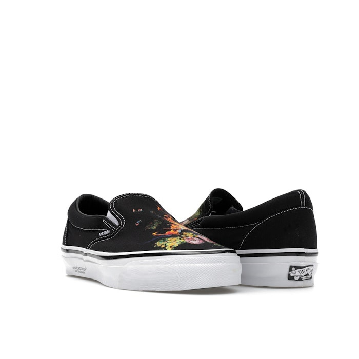 Undercover x Vans OTW Classic Slip-On 98 Black White - мужская сетка размеров Undercover x Vans OTW Classic Slip-On 98 Black White - мужская сетка размеров