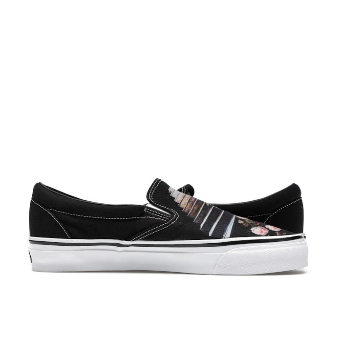Undercover x Vans OTW Classic Slip-On 98 Black White - мужская сетка размеров Undercover x Vans OTW Classic Slip-On 98 Black White - мужская сетка размеров