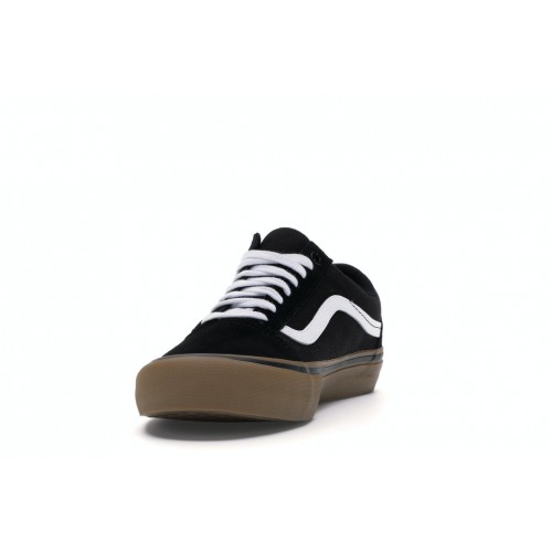 Кеды Vans Old Skool Pro Black White Gum - мужская сетка размеров