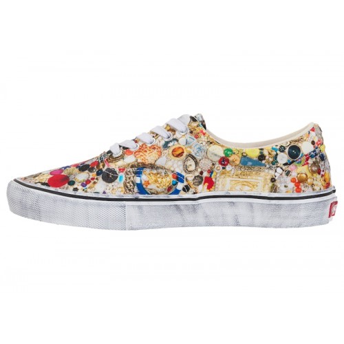 Vans Era Supreme x Mike Kelley White - мужская сетка размеров