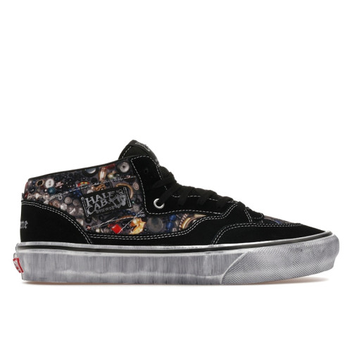 Vans Half Cab Supreme x Mike Kelley Black - мужская сетка размеров