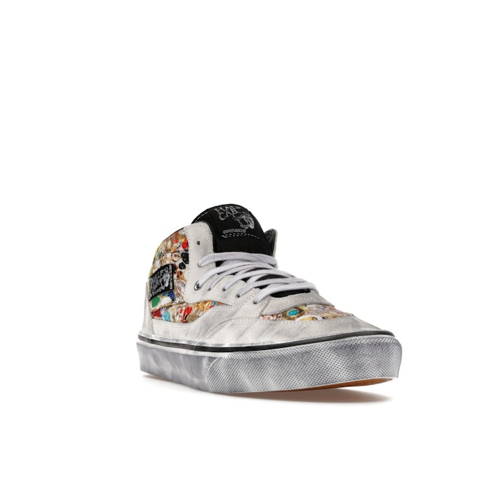 Supreme x Mike Kelley x Vans Half Cab White - мужская сетка размеров Supreme x Mike Kelley x Vans Half Cab White - мужская сетка размеров