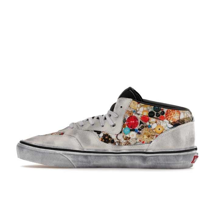 Supreme x Mike Kelley x Vans Half Cab White - мужская сетка размеров Supreme x Mike Kelley x Vans Half Cab White - мужская сетка размеров