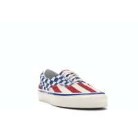 Кроссовки Vans Era 95 Anaheim Factory Red Stripes Blue Checkers
