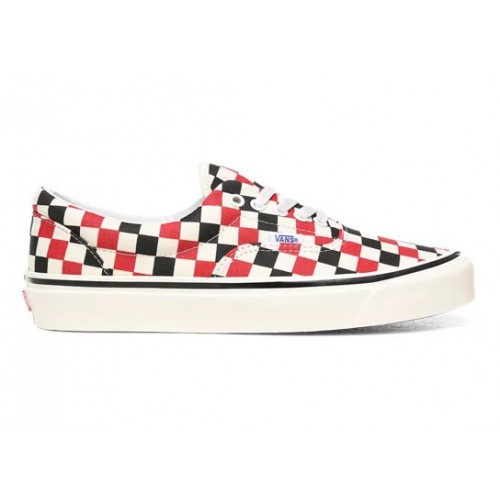 Кеды Vans Era 95 Red Navy Checkerboard - мужская сетка размеров