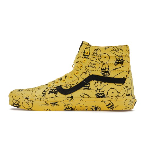 Кроссы Vans Sk8-Hi Peanuts Charlie Brown - мужская сетка размеров