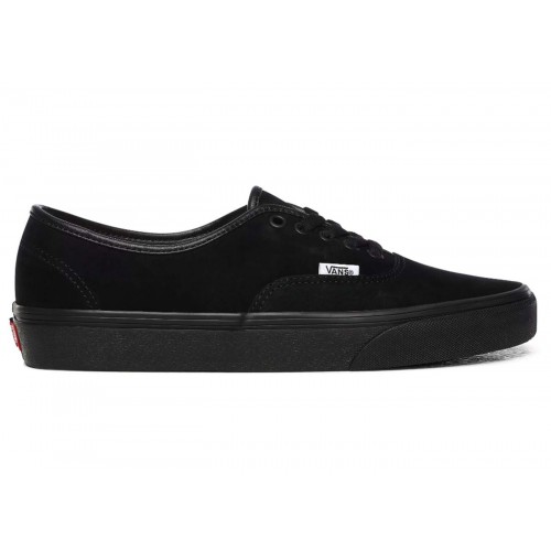 Кеды Vans Authentic Pig Suede Black - мужская сетка размеров