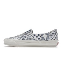Кеды Vans OG Classic Slip-On LX Kith for Vault Azulejo Tile