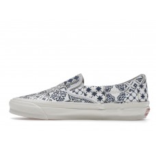 Кеды Vans OG Classic Slip-On LX Kith for Vault Azulejo Tile