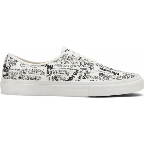 Vans Authentic Comme des Garcons White (Japan) - мужская сетка размеров
