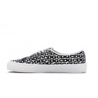 Vans Authentic Comme des Garcons White Heel Tab
