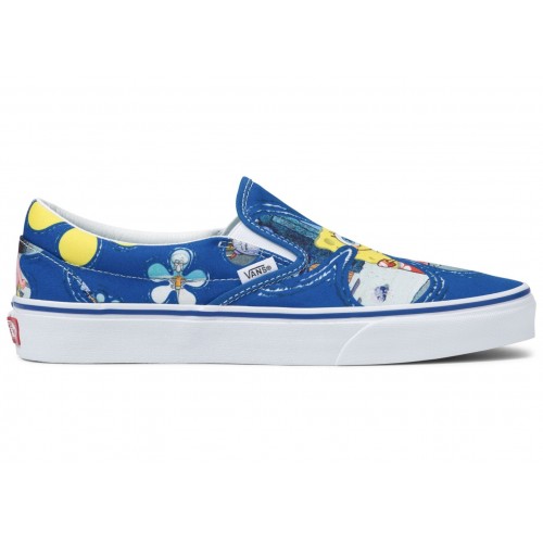 Кроссы Vans Classic Slip-On SpongeBob SquarePants Aloha - мужская сетка размеров