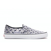 Кеды Vans Slip-On Supreme Diamond Plate White