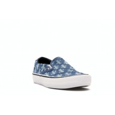Кроссовки Vans Slip-On Supreme Hole Punch Denim Blue