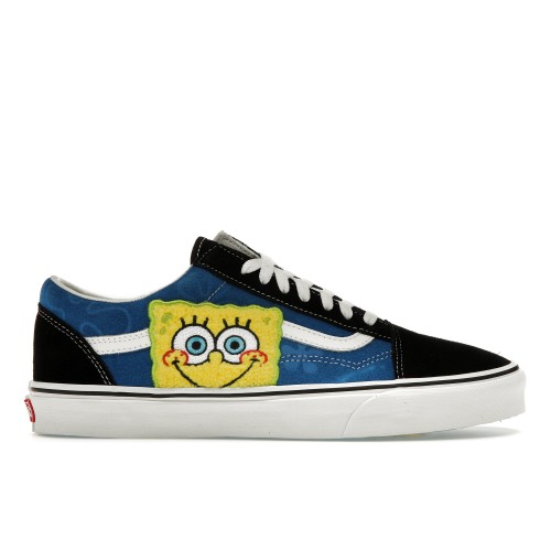 Кроссы Vans Old Skool SpongeBob SquarePants Smile Patch - мужская сетка размеров