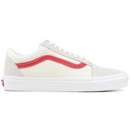 Кеды Vans Old Skool Cream Red - мужская сетка размеров