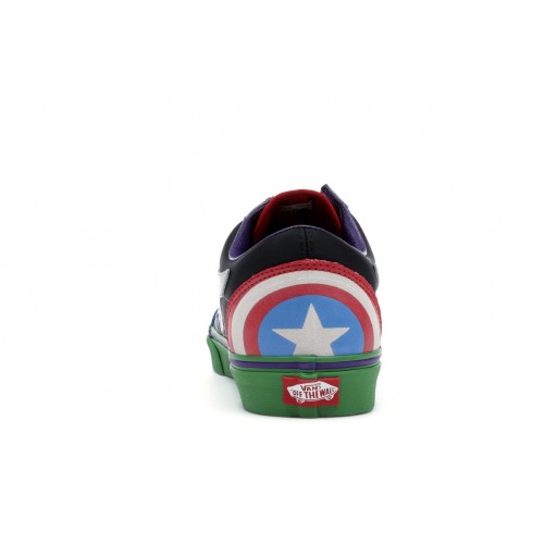 Кроссы Vans Old Skool Marvel What The Avengers - мужская сетка размеров