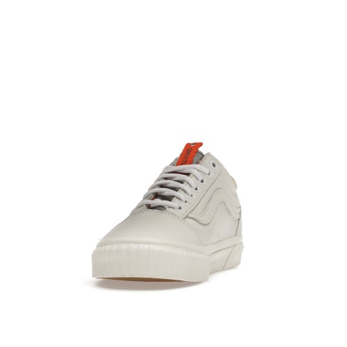 Кроссы Vans Old Skool NASA Space Voyager True White - мужская сетка размеров