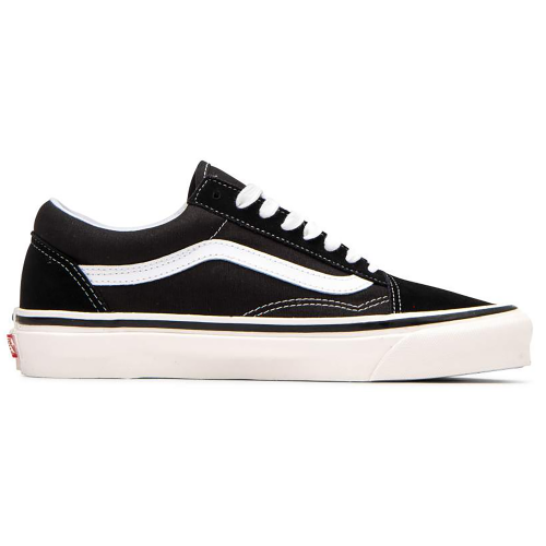 Кроссы Vans Old Skool 36 Anaheim Factory Black White - мужская сетка размеров