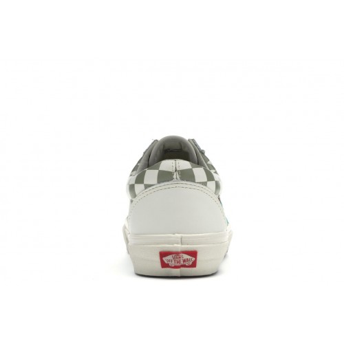 Кеды Vans Old Skool Rose Embroidery (White) - мужская сетка размеров