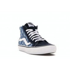 Кроссовки Vans Sk8-Hi Supreme Hole Punch Denim Blue