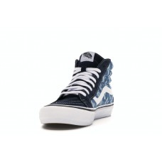 Кроссовки Vans Sk8-Hi Supreme Hole Punch Denim Blue
