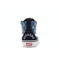 Кроссовки Vans Sk8-Hi Supreme Hole Punch Denim Blue