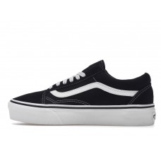 Vans Old Skool Platform Black White