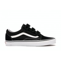 Кроссовки Vans Old Skool Velcro Black White