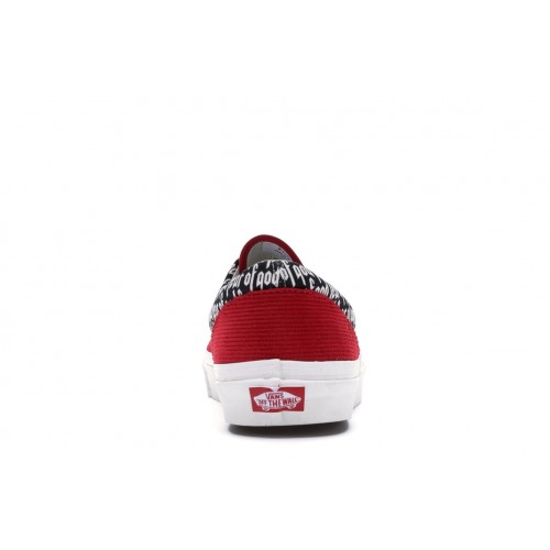 Кеды Vans Era 95 DX Fear of God Red - мужская сетка размеров