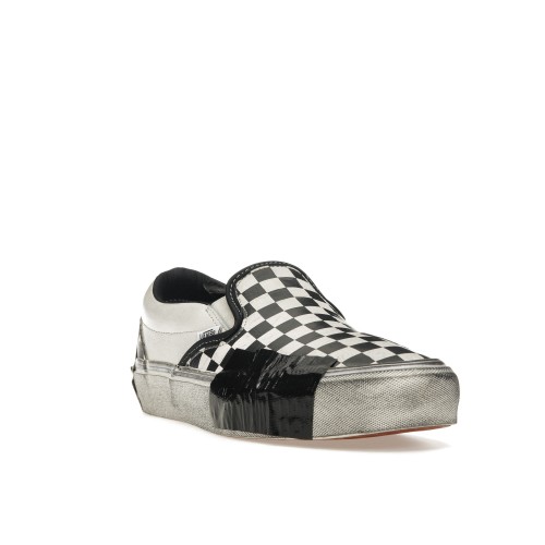 Кроссы Vans Classic Slip-On VLT LX Lux Duct Tape Checkerboard - мужская сетка размеров