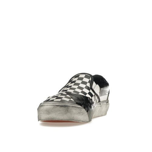 Кроссы Vans Classic Slip-On VLT LX Lux Duct Tape Checkerboard - мужская сетка размеров