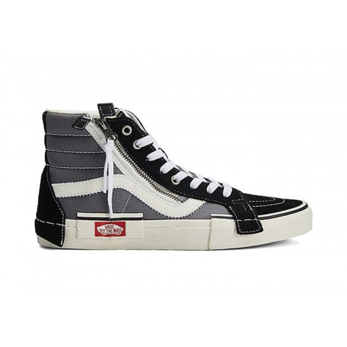 Кроссы Vans Sk8-Hi Reissue Cap Cap Grey Black - мужская сетка размеров