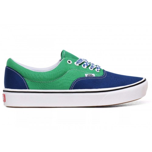 Кеды Vans ComfyCush Era Lace Mix True Blue Fern Green - мужская сетка размеров