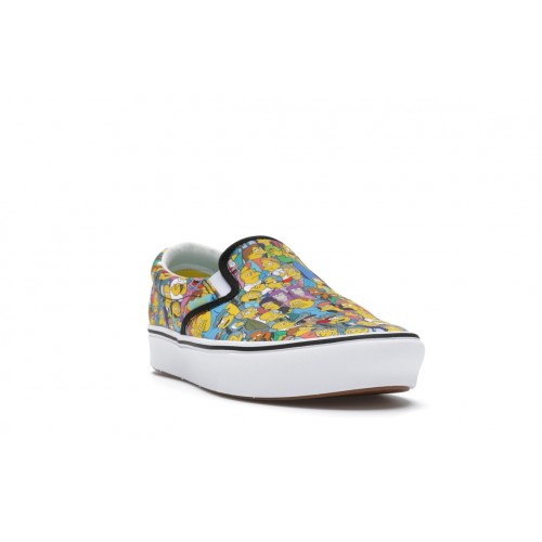 Кеды Vans Comfycush Slip-On The Simpsons Collage - мужская сетка размеров