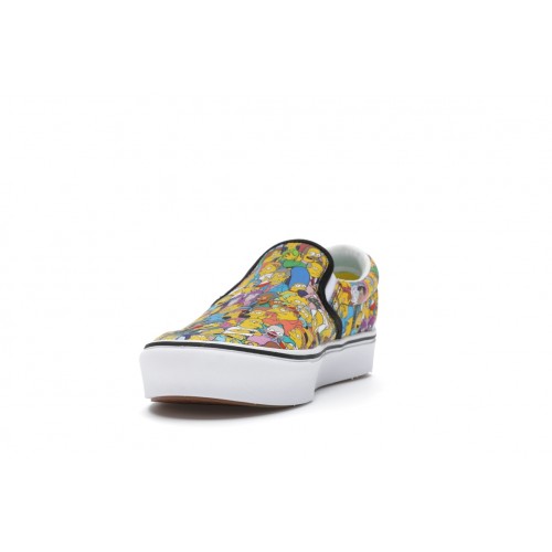 Кеды Vans Comfycush Slip-On The Simpsons Collage - мужская сетка размеров