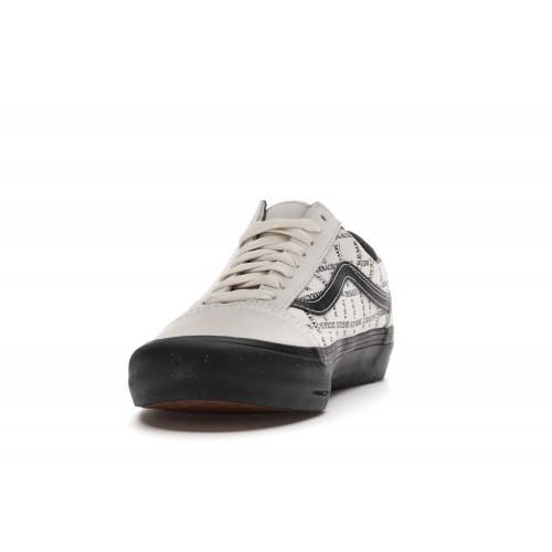 Кеды Vans Old Skool Supreme Grid White - мужская сетка размеров
