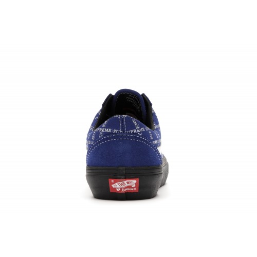 Кеды Vans Old Skool Supreme Grid Blue - мужская сетка размеров