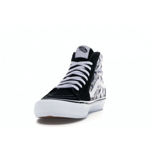 Кеды Vans Sk8-Hi Supreme Diamond Plate Black - мужская сетка размеров