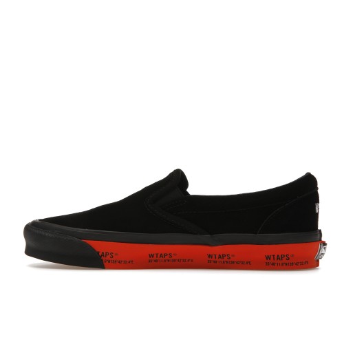 Кроссы Vans Slip-On WTAPS Black Orange - мужская сетка размеров