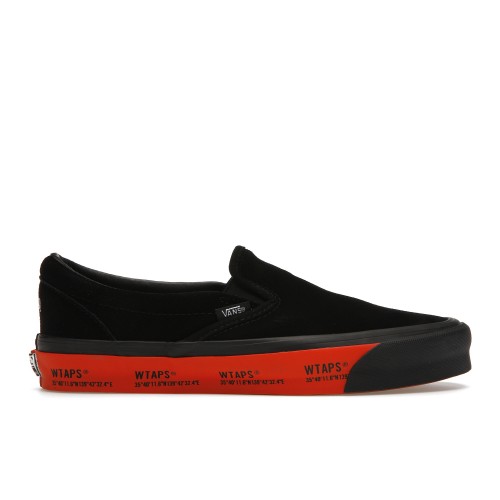 Кроссы Vans Slip-On WTAPS Black Orange - мужская сетка размеров