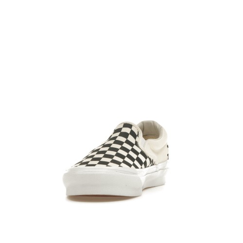 Кроссы Vans Vault Classic Slip-On Sail Checkerboard - мужская сетка размеров