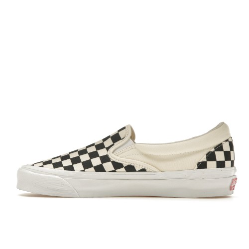 Кроссы Vans Vault Classic Slip-On Sail Checkerboard - мужская сетка размеров