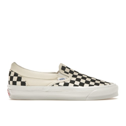 Кроссы Vans Vault Classic Slip-On Sail Checkerboard - мужская сетка размеров