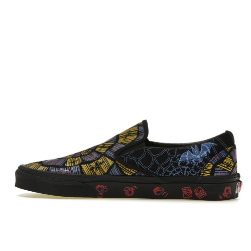 Кроссы Vans Classic Slip-On The Nightmare Before Christmas Oogie Boogie - мужская сетка размеров