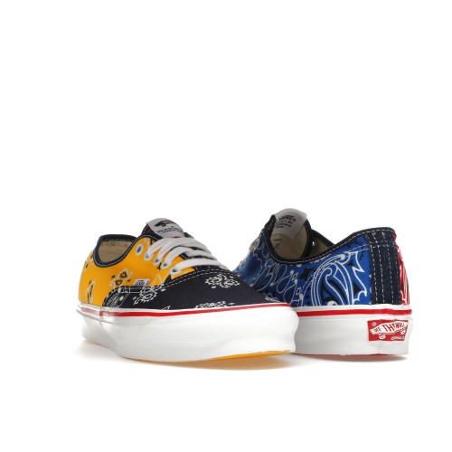 Кроссы Vans Vault OG Authentic LX Bedwin & the Heartbreakers Multi-Color Yellow Bandana - мужская сетка размеров