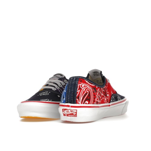 Кроссы Vans Vault OG Authentic LX Bedwin & the Heartbreakers Multi-Color Yellow Bandana - мужская сетка размеров