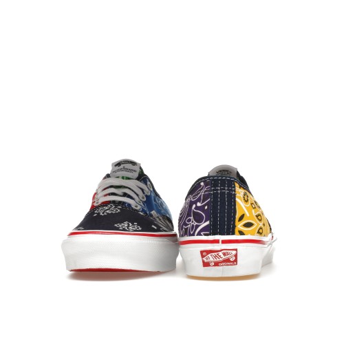 Кроссы Vans Vault OG Authentic LX Bedwin & the Heartbreakers Multi-Color Yellow Bandana - мужская сетка размеров